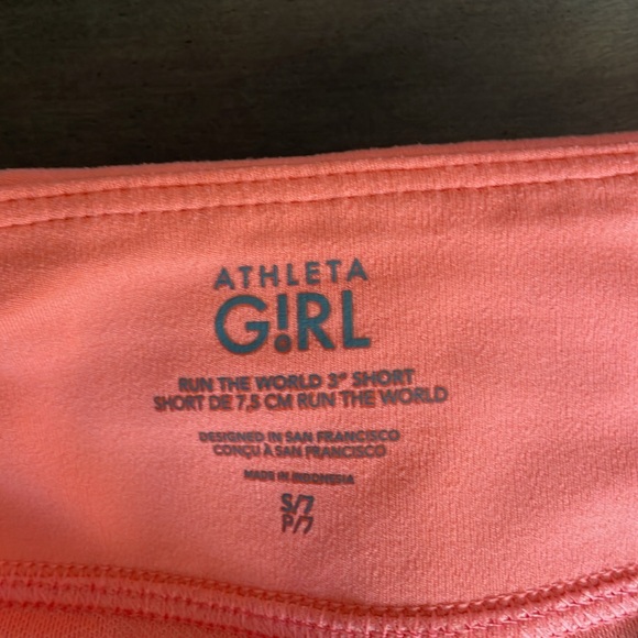 Athleta Girl Run the World 3” short size small/7 - Picture 4 of 6